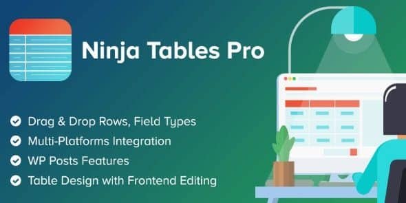 Ninja Tables Pro Plugin Free Download